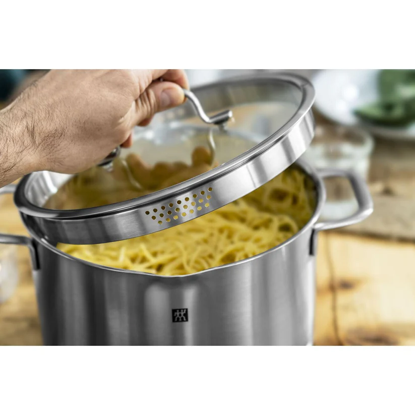 ZWILLING TrueFlow Topfset 5-teilig Induktion Edelstahl mit Ausgießdeckel - Image 3