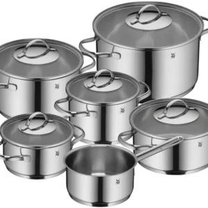 WMF Aparto Topfset 6-teilig Induktion Edelstahl mit Glasdeckel